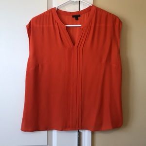 100% silk sleeveless V-Neck blouse